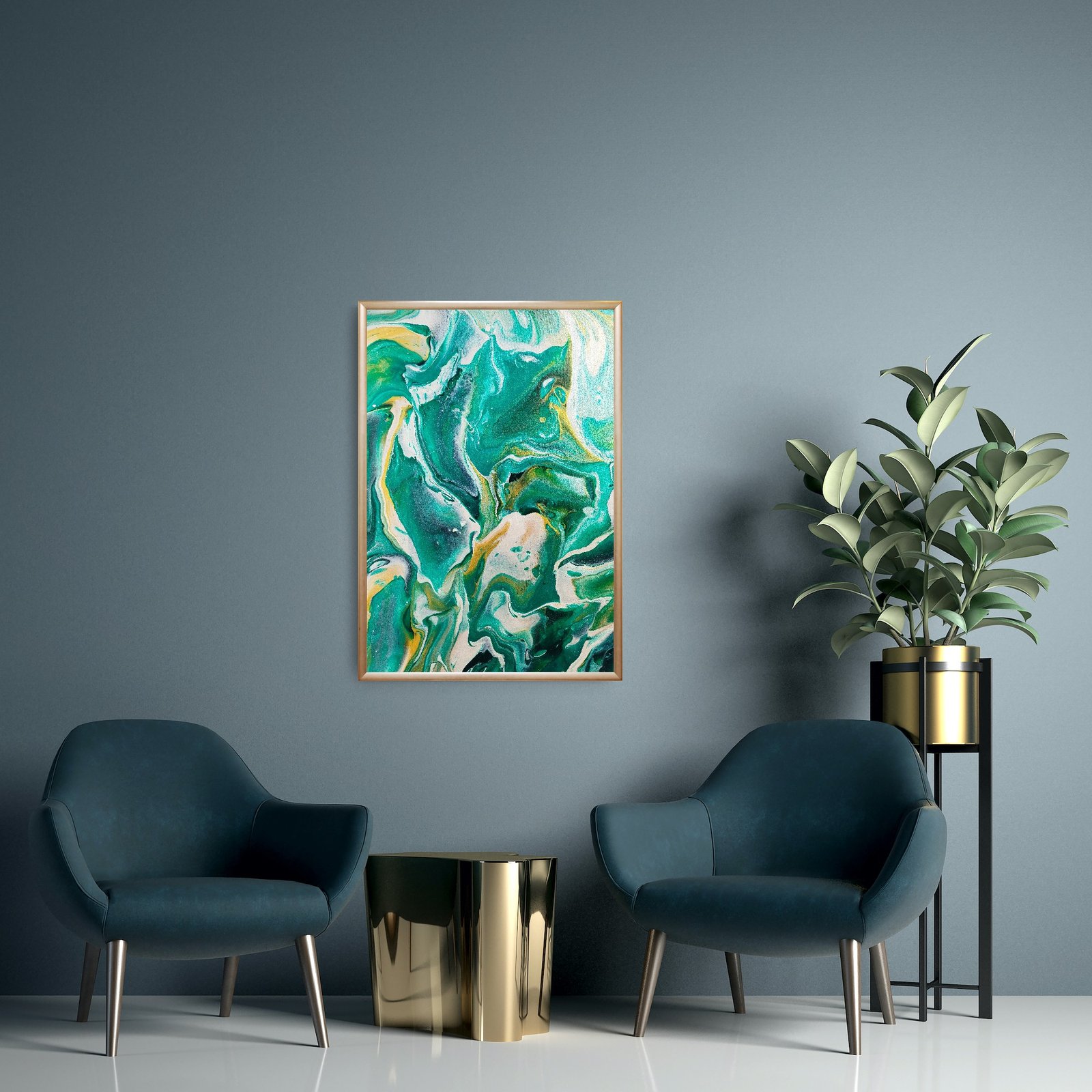 Emerald Pools by Alissha Davis shown in an interior setting, view 2